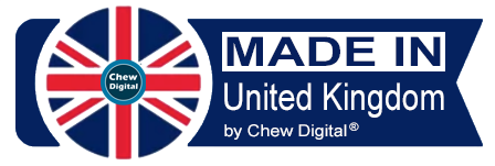 Made in the United Kingdom by Chew Digital&reg;